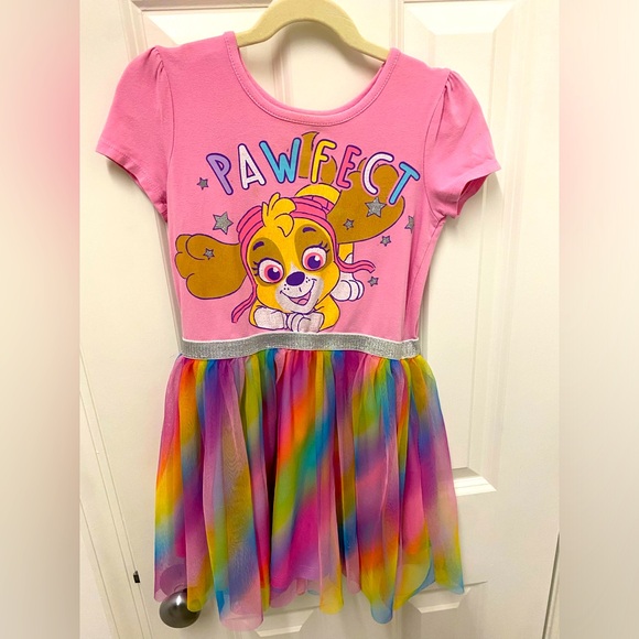 Girls Skye Paw Patrol Dress Size 6 - Picture 1 of 4